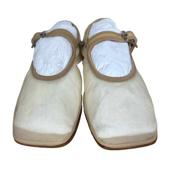 Sandy Liang Shoes - Sandy Liang Mary Jane Mesh in 077 Sand Size 38 US 8 New in Box